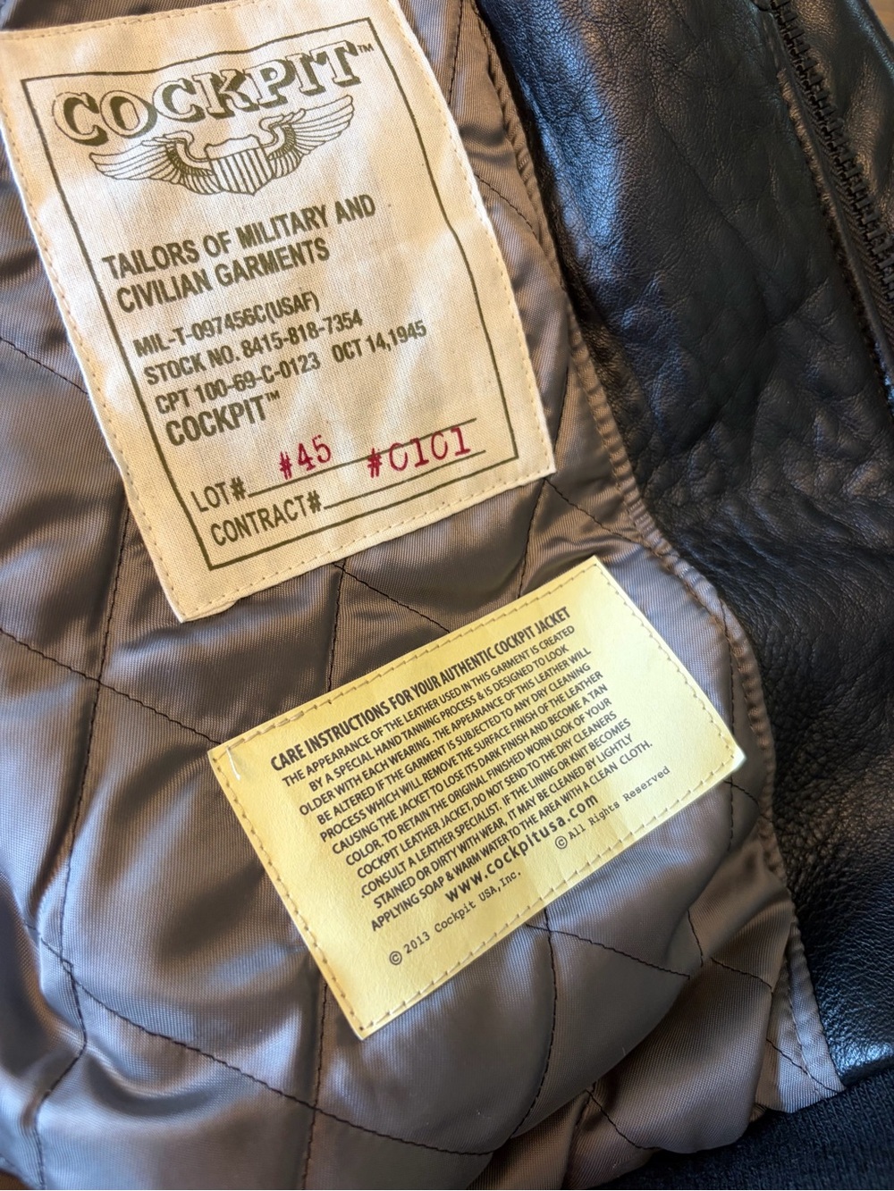 Type A-2 Flight Jacket , Cockpit Army Air Force, Size Small EXCELLENT pin Up - Picture 15 of 16